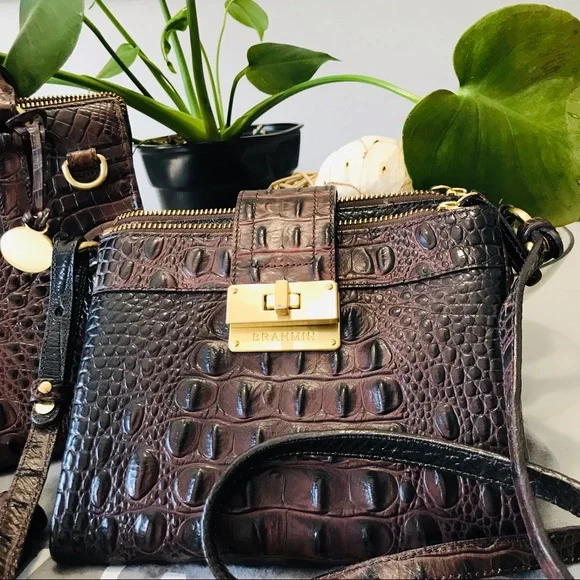 ❌SOLD❌Brahmin Small Caroline + Mojito Crossbody - Picture 10 of 14